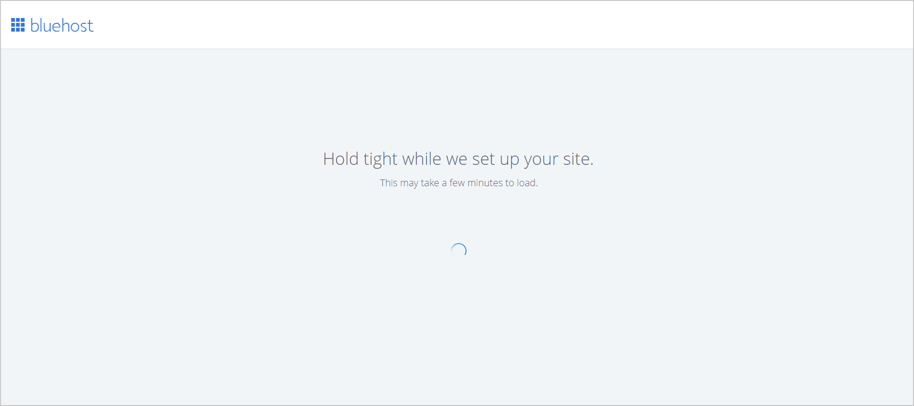 When tested, Bluehost WP Pro Build took well over 3 minutes to set up.